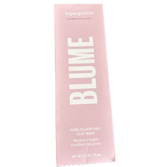 Superpower BLUME Pore Clarifying Clay Mask 2.5 oz 75 ml Full Size New in Box - Picture 1 of 5